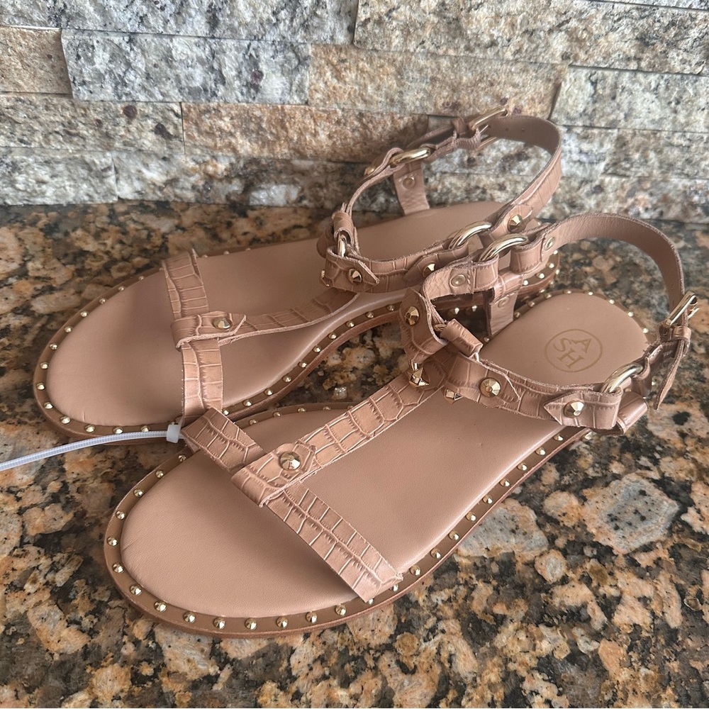 Ash Patsy Stud Ankle Strap Sandal - Picture 6 of 10